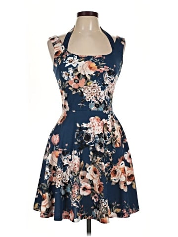 Aqua Cocktail Dress (view 1)