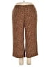 J.Jill Animal Print Brown Casual Pants Size 2X - photo 1