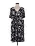 Connected Apparel Black Casual Dress Size 16 - photo 1