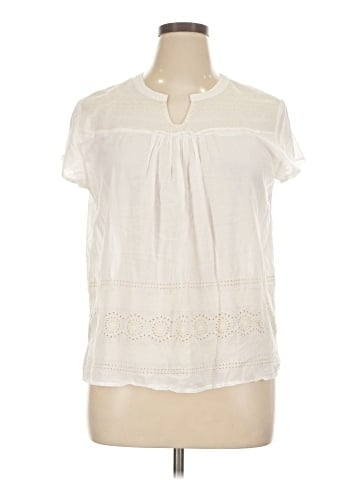 Lucky Brand Short Sleeve Blouse (view 1)