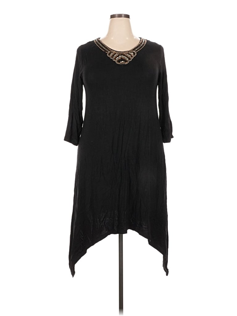 Pre-owned Haani Casual Dress In Black