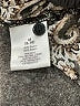 White Stag 100% Rayon Paisley Black Long Sleeve Blouse Size M - photo 8