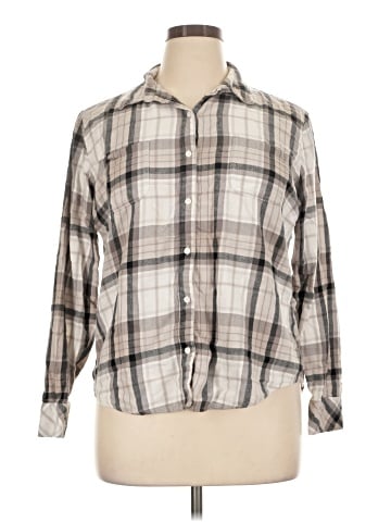 Riders by Lee Long Sleeve Button-Down Shirt (view 1)