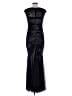 Xscape Solid Black Cocktail Dress Size 10 - photo 2