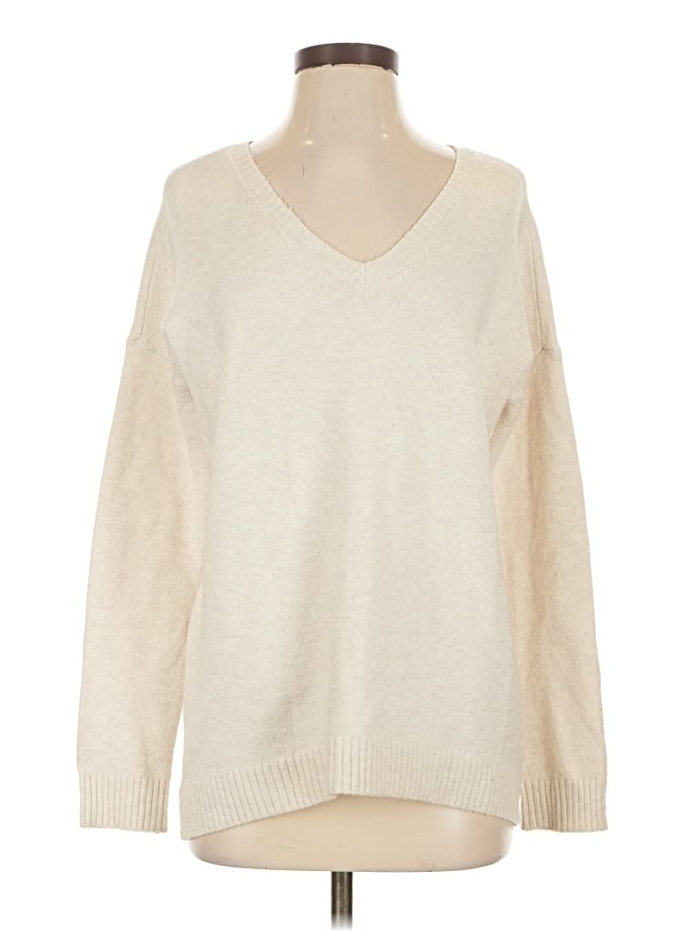 Pre-owned Hinge Pullover Sweater In Ivory