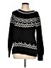 Ann Taylor LOFT Argyle Black Pullover Sweater Size L - photo 1