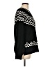 Ann Taylor LOFT Argyle Black Pullover Sweater Size L - photo 4