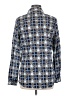 J. McLaughlin 100% Cotton Tweed Blue Long Sleeve Button-Down Shirt Size M - photo 2