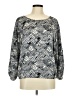 Laundry by Shelli Segal 100% Polyester Gray Long Sleeve Blouse Size 6 - photo 1