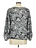 Laundry by Shelli Segal 100% Polyester Gray Long Sleeve Blouse Size 6 - photo 2