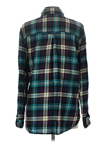 American Eagle Outfitters Long Sleeve Button-Down Shirt (view 2)