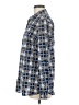 J. McLaughlin 100% Cotton Tweed Blue Long Sleeve Button-Down Shirt Size M - photo 5