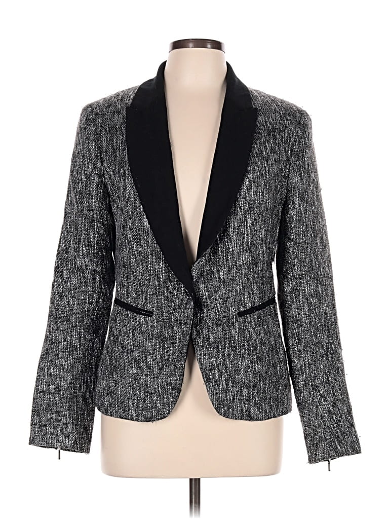 Pre-owned Mossimo Blazer Jacket In Gray
