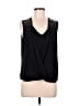 Cache 100% Polyester Black Sleeveless Blouse Size M - photo 1
