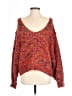 Free People Tweed Orange Pullover Sweater Size XS - photo 1