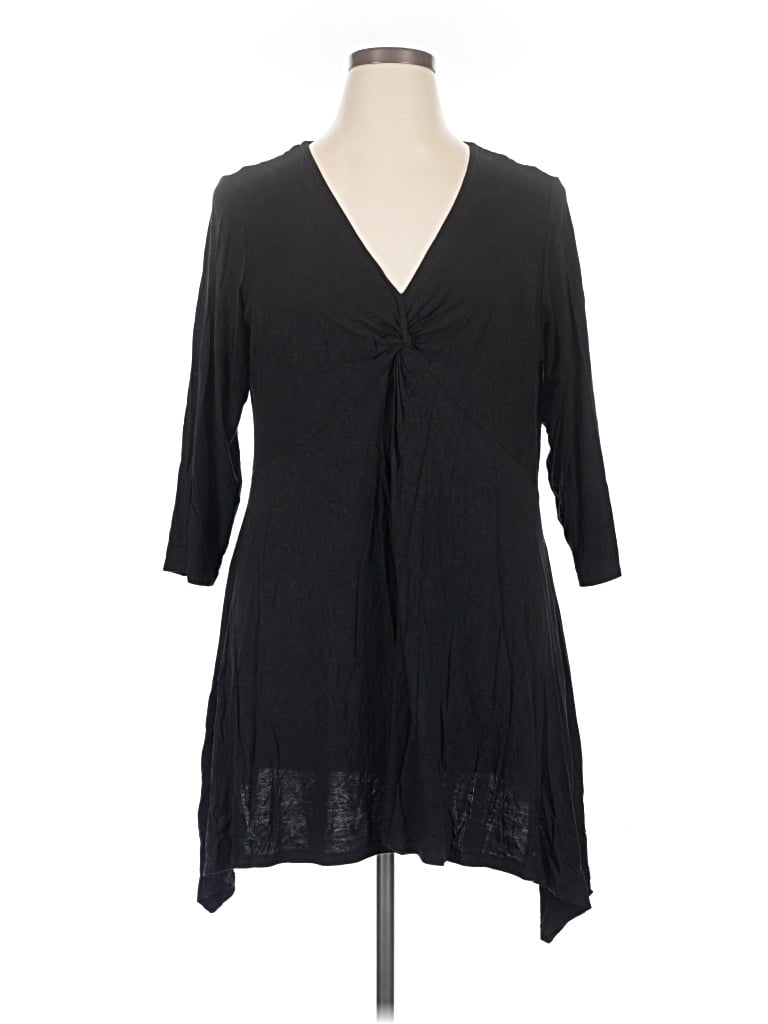 Pre-owned Cupio Casual Dress In Black