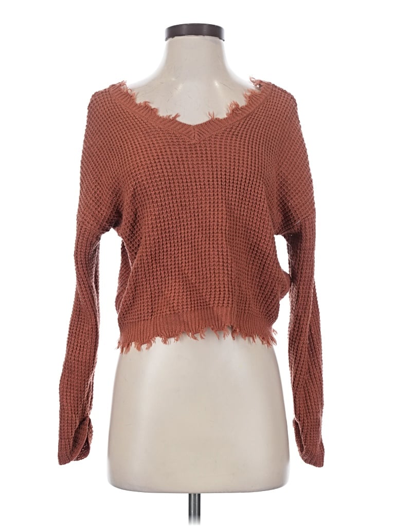 Pre-owned Moon & Madison Pullover Sweater In Brown