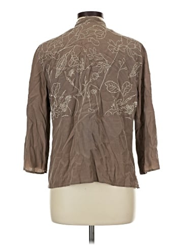 J.Jill 3/4 Sleeve Silk Top (view 2)