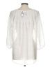 New Directions 100% Polyester White 3/4 Sleeve Blouse Size L - photo 2