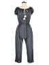 Splendid Metallic Gray Jumpsuit Size M - photo 1