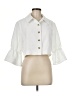 Halston 100% Polyester White Jacket Size 8 - photo 1