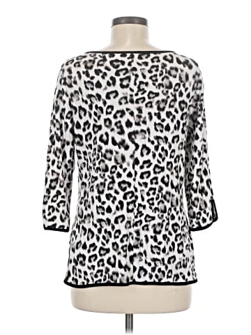 Chico's 3/4 Sleeve T-Shirt (view 2)