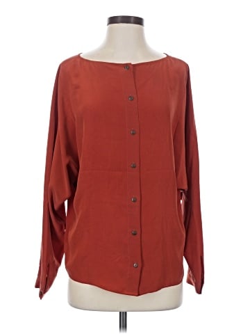 Twelfth Street by Cynthia Vincent Long Sleeve Silk Top (view 1)