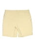 Eddie Bauer Solid Yellow Khaki Shorts Size 10 - photo 2