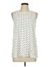 Old Navy Polka Dots Ivory Sleeveless Blouse Size L - photo 1