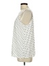 Old Navy Polka Dots Ivory Sleeveless Blouse Size L - photo 5