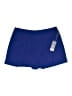 Jennifer Lopez 100% Polyester Solid Blue Shorts Size 16 - photo 1