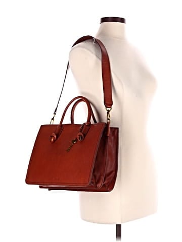 Fossil Leather Satchel (view 2)