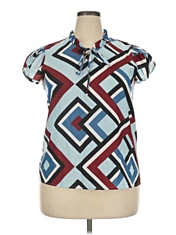 Unbranded Short Sleeve Blouse (view 1)