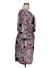 En Focus Studio Paisley Red Gray Casual Dress Size 14 - photo 4