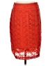 Ann Taylor 100% Polyester Red Formal Skirt Size 4 - photo 1