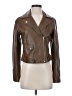 Slate & Willow 100% Polyester Solid Brown Jacket Size XS - photo 1