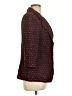 St. John Tweed Burgundy Blazer Size 10 - photo 4