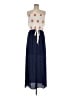 THML 100% Polyester Hearts Blue Casual Dress Size M - photo 1
