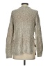 Lucky Brand Metallic Silver Pullover Sweater Size S - photo 2