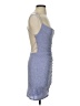 Windsor Metallic Silver Cocktail Dress Size S - photo 4