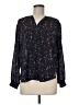 Fun2Fun 100% Polyester Stars Black Long Sleeve Blouse Size M - photo 1