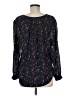 Fun2Fun 100% Polyester Stars Black Long Sleeve Blouse Size M - photo 2
