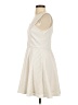 Alya 100% Polyester Chevron-herringbone Ivory Cocktail Dress Size S - photo 5