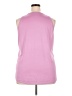 Nike 100% Polyester Solid Pink Active Tank Size XXL - photo 2