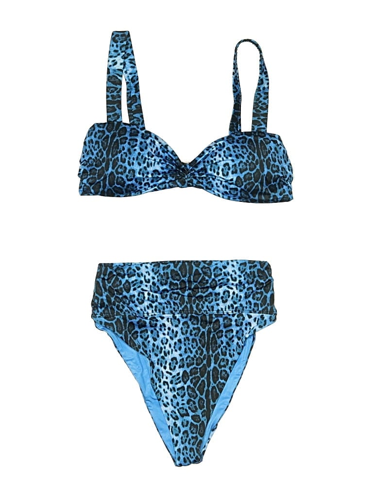 Pre-owned Beach Riot Two Piece Swimsuit In Blue