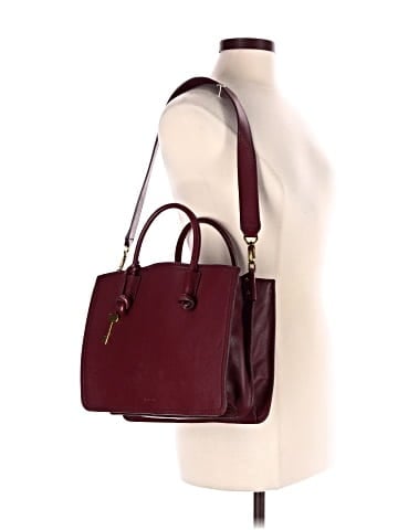 Fossil Leather Satchel (view 2)