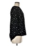 Daniel Rainn Stars Black 3/4 Sleeve Blouse Size M - photo 4