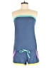 BECCA® by Rebecca Virtue Color Block Blue Romper Size M - photo 1