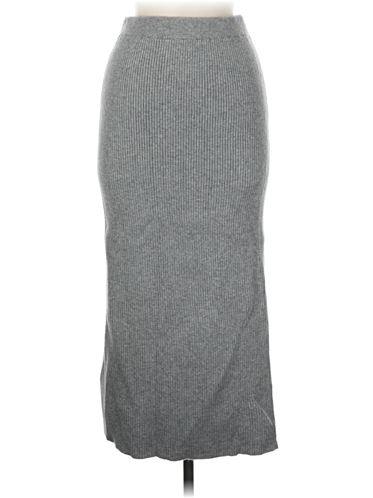 Pre-owned Double Zero Casual Skirt In Gray