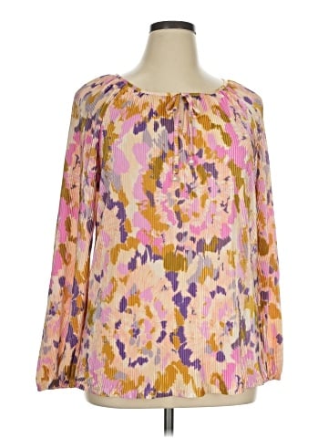 Kathy Ireland Long Sleeve Blouse (view 1)